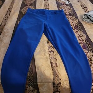 Blue legging capris